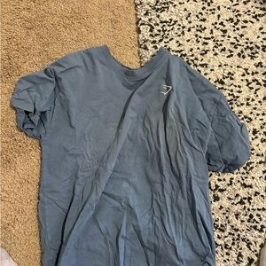 Gymshark Men's Blue T-Shirt